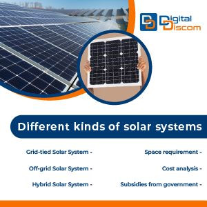 Different kinds of solar systems for end consumers in India