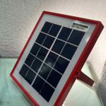 Solar Power Bank with LED Light, Smart Phone Mobile Charging & Lithium Battery