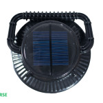 Solar LED Lamp cum Lantern with 360 degrees white LED lighting and maximum lumens, inbuilt battery & solar panel - 1 + 6 Modes