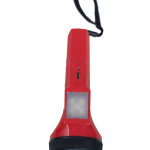 SUI Rechargeable Solar LED Torch with 2 Light Modes, Inbuilt Lithium Battery and Hybrid Charging