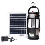 SUI Sturdy Portable Solar Lantern with inbuilt battery & external solar panel