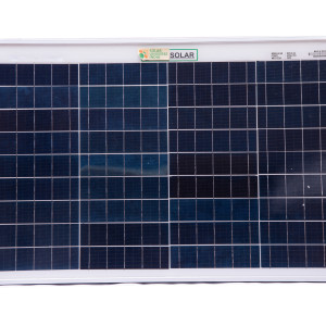 Solar Panel (40 Watt-12 Volt) for Home Lighting (Black)
