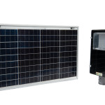 SUI 24W Semi Integrated Solar Streetlight with inbuilt Lithium Battery & External Solar Panel