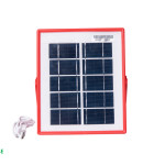 Solar Power Bank with LED Light, Smart Phone Mobile Charging & Lithium Battery