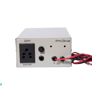DC12V to AC220V Converter along with USB Mobile Charger for running direct AC Loads of 200W