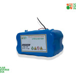 Lithium Battery : 12.8V - 12000mAh with inbuilt BMS for 12V Solar & EV Applications