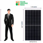 SUI Lava 545W Half Cut MonoCrystalline Solar Panel 144 Cells - Single Piece - Largest Solar Panel from India