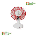 DC 12V Table Fan for Home Lighting & DC Solar System - 12 Inch, Plastic