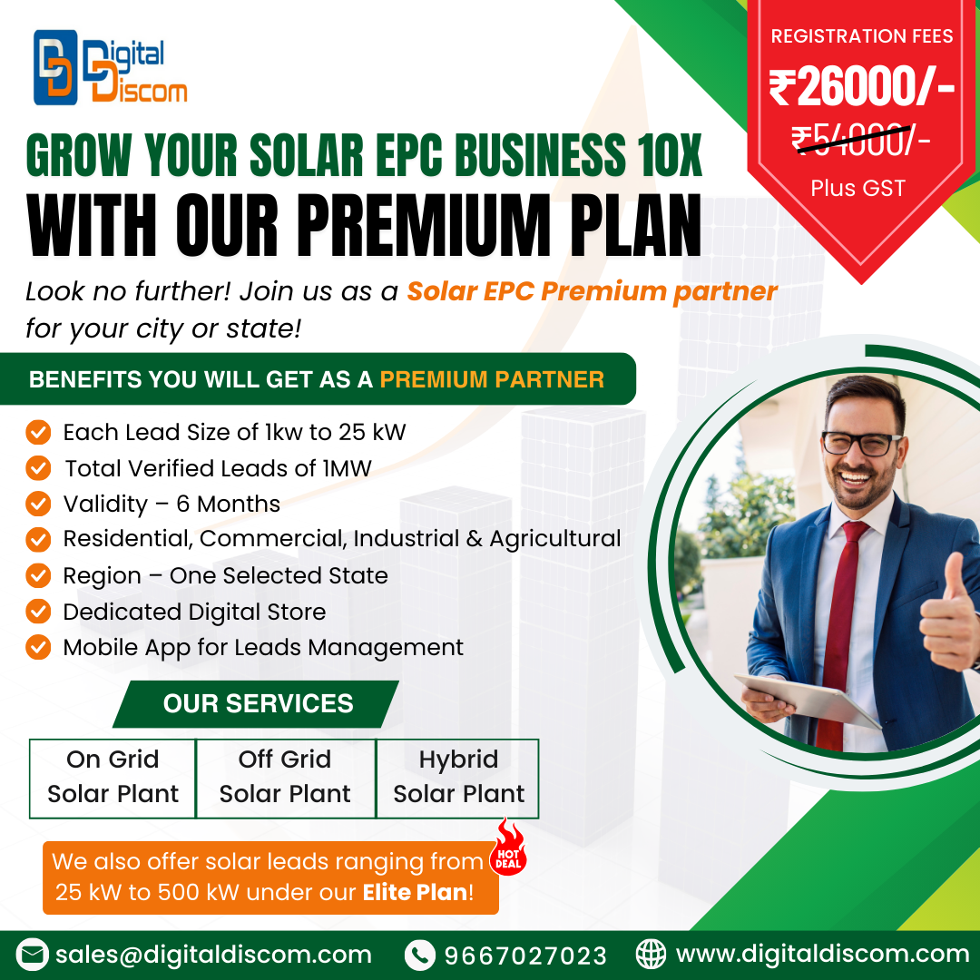 Solar EPC Companies - Grow Your Business 10X with Digital Discom
